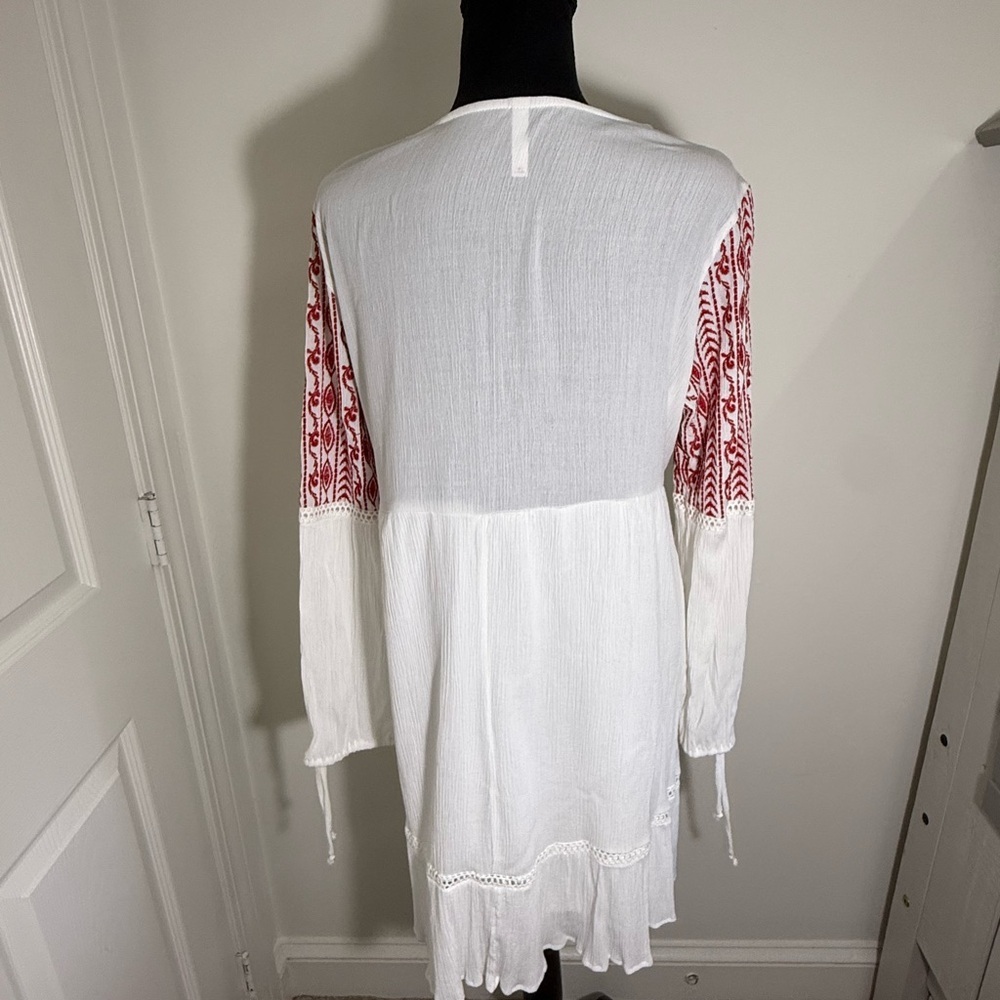 Xhilaration Red and White Midi Dress - Picture 5 of 8